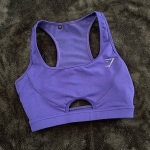 S Gymshark purple sports bra